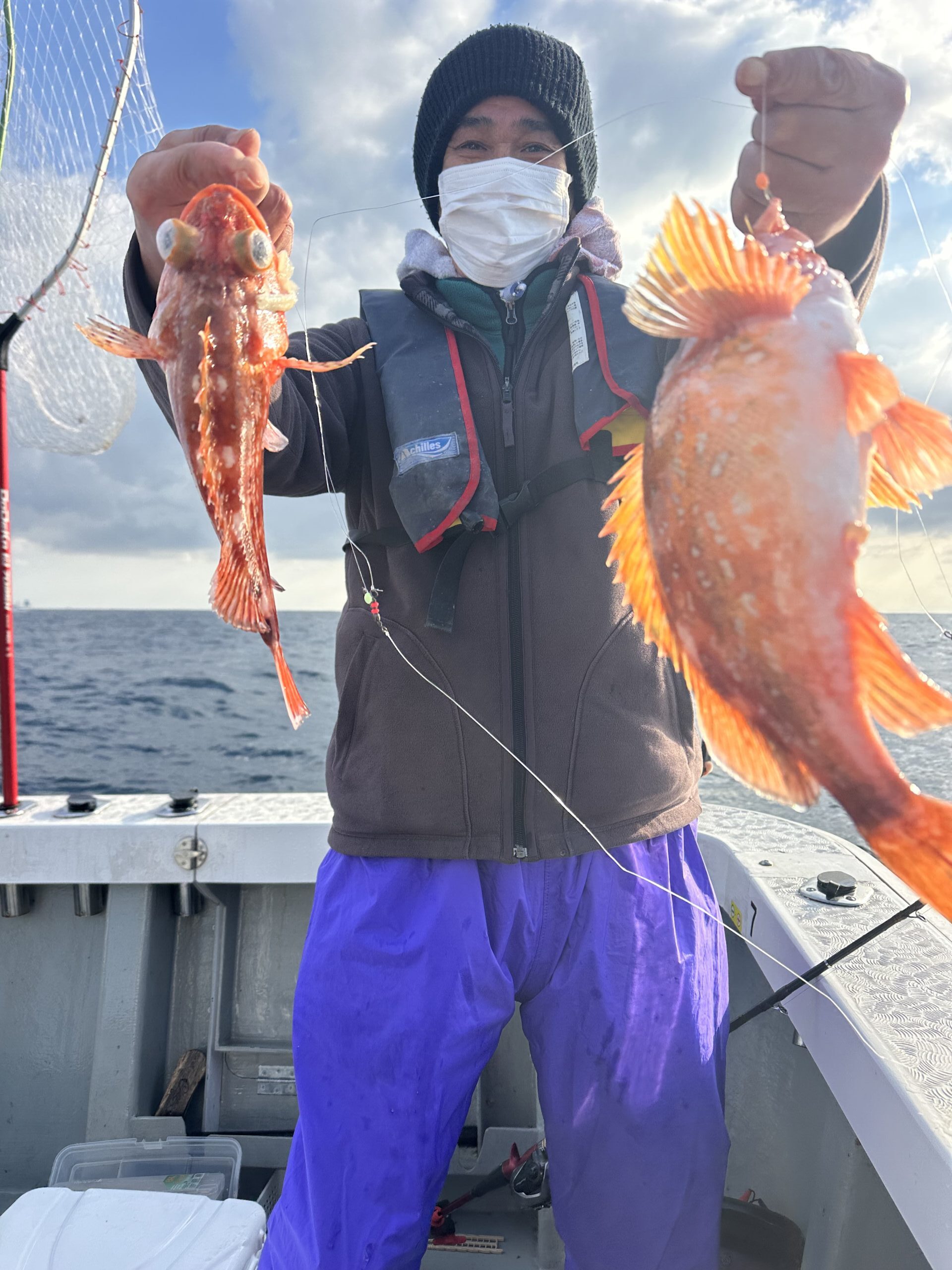 底物釣り　好調キープ