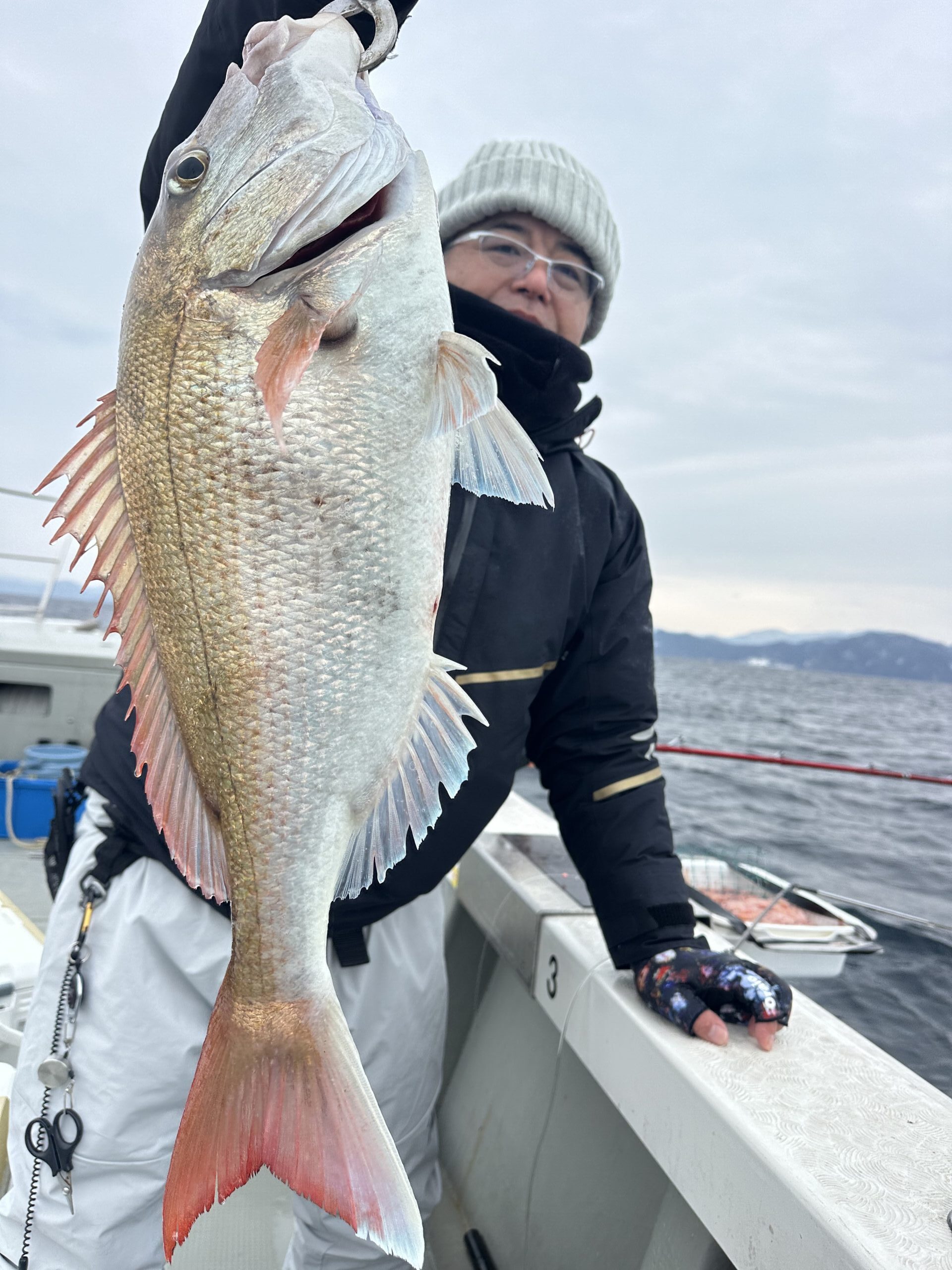 長期休養明けはマダイ丸