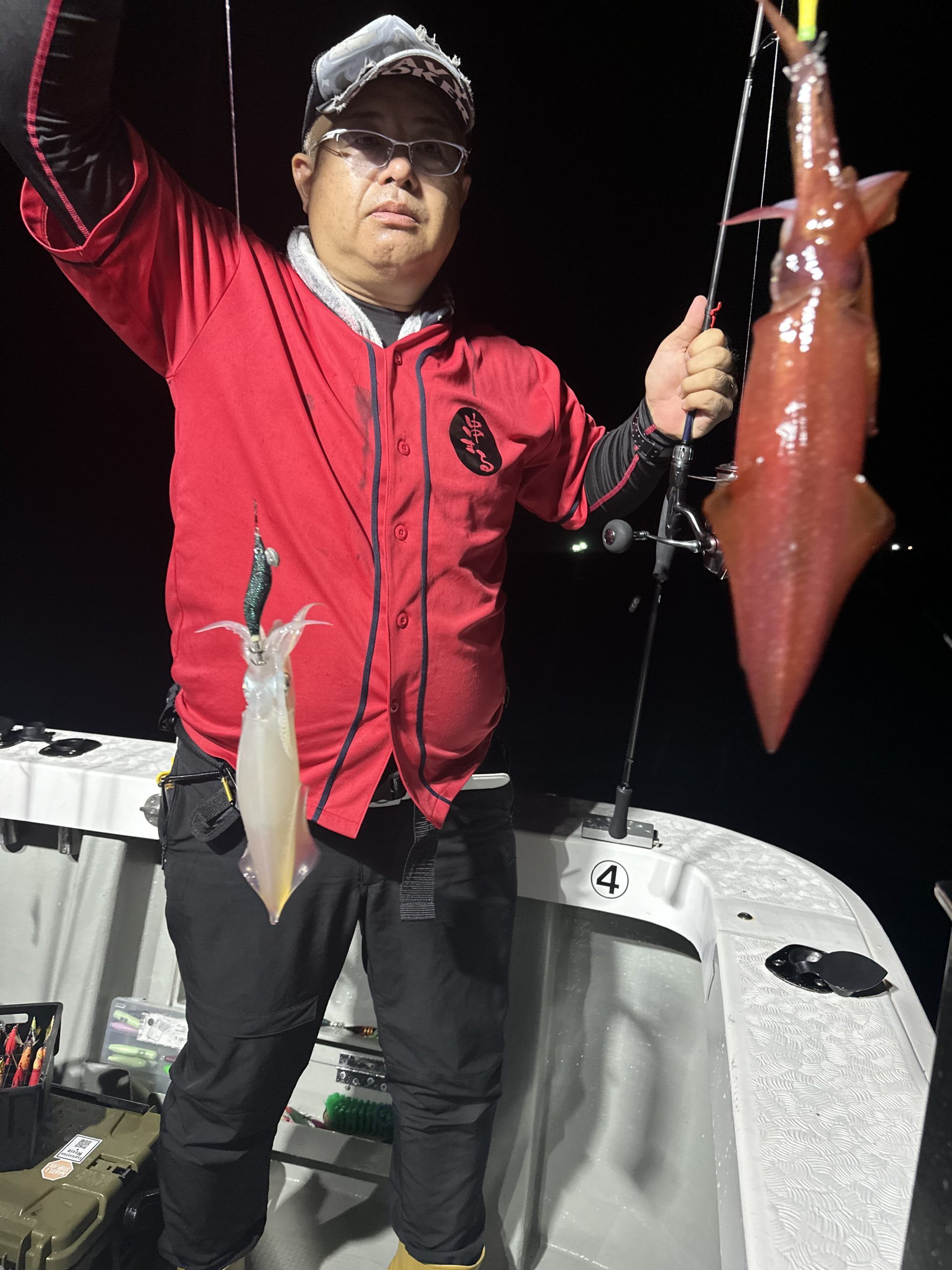 イカ泥棒と戦いながら