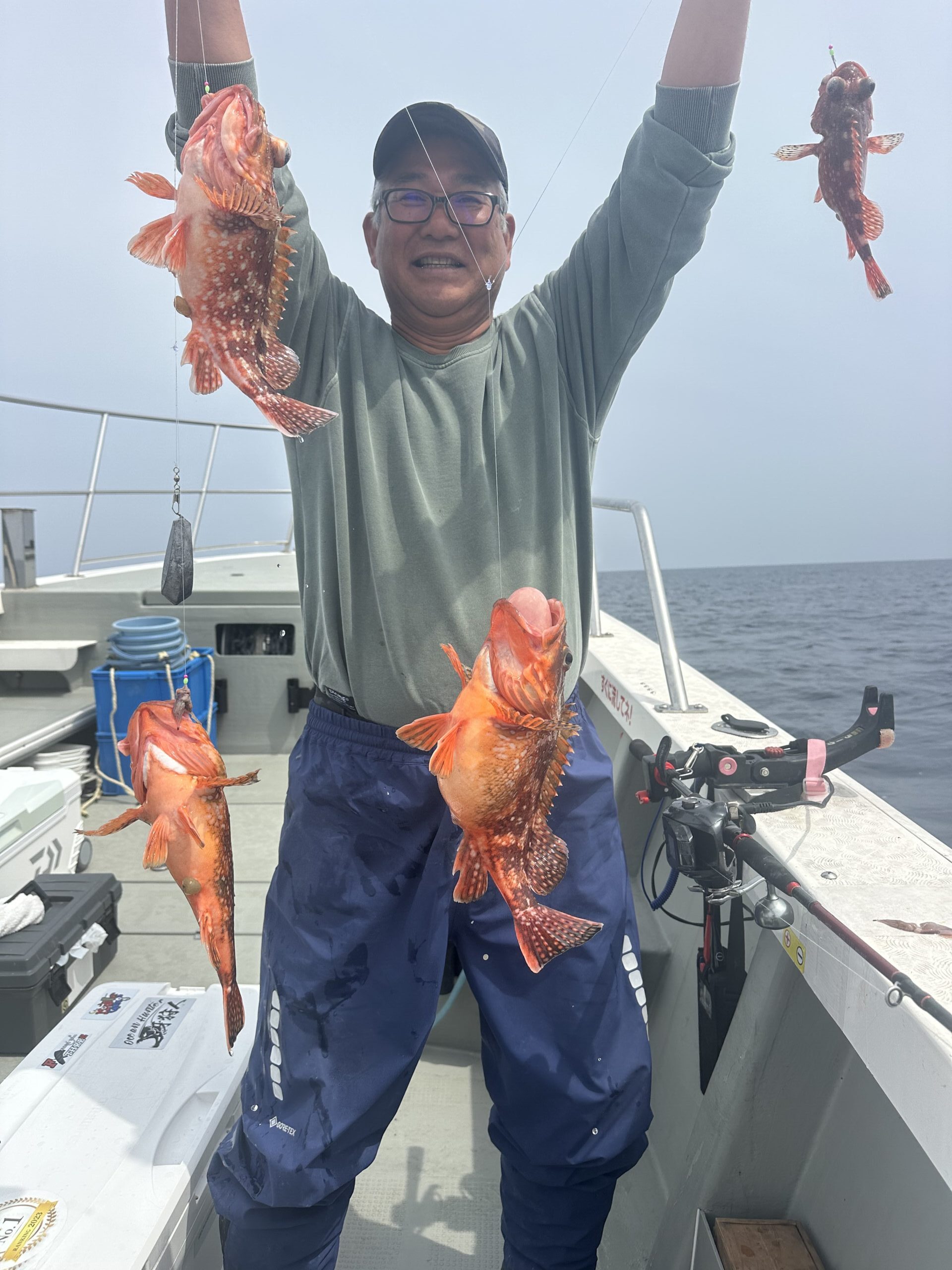大運動会の底物釣り