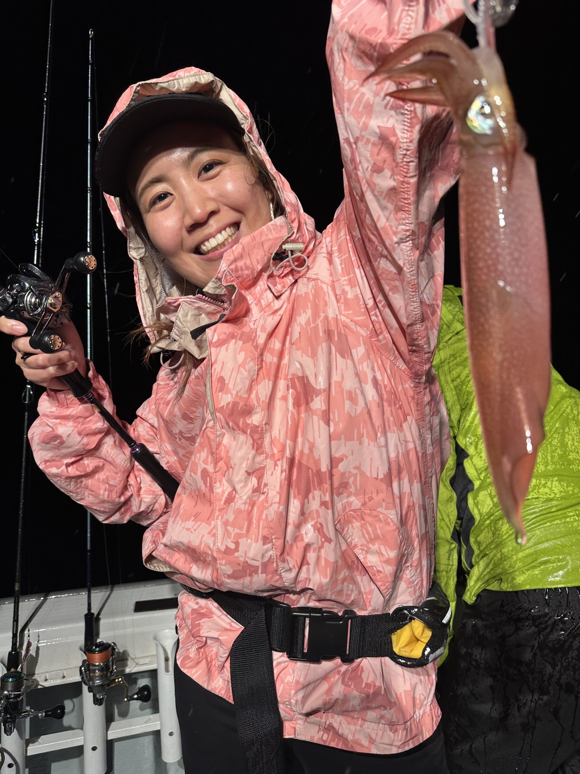 今夜もマアジ釣り